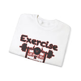 Phly Embassy Unisex Heavy Blend Crewneck Sweatshirt - 'Exercise Your Demons' Design