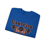 Phly Embassy Unisex Heavy Blend Crewneck Sweatshirt - 'Exercise Your Demons' Design