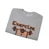 Phly Embassy Unisex Heavy Blend Crewneck Sweatshirt - 'Exercise Your Demons' Design