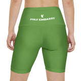 Phly Embassy Women's Workout Shorts (AOP)