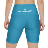 Phly Embassy Women's Workout Shorts (AOP)