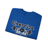 Phly Embassy Unisex Heavy Blend Crewneck Sweatshirt - 'Exercise Your Demons' Design