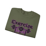 Phly Embassy Unisex Heavy Blend Crewneck Sweatshirt - 'Exercise Your Demons' Design