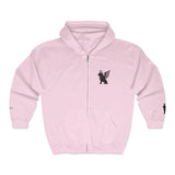 Phly Embassy Cozy Unisex Zip-Up Hoodie with embroidered Design