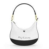Phly Embassy BLK/WHT Elite Curve Hobo Bag