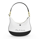 Phly Embassy BLK/WHT Elite Curve Hobo Bag