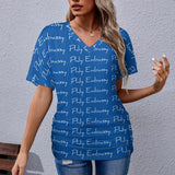 Phly Embassy V-neck pleated T-shirt