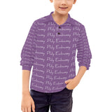 Phly Embassy Big Boys' Long Sleeve Polo Shirt