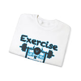 Phly Embassy Unisex Heavy Blend Crewneck Sweatshirt - 'Exercise Your Demons' Design