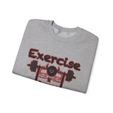 Phly Embassy Unisex Heavy Blend Crewneck Sweatshirt - 'Exercise Your Demons' Design