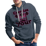 Phly Embassy Men’s Premium Hoodie - heather denim