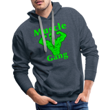 Phly Embassy Men’s Premium Hoodie - heather denim