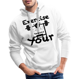 Phly Embassy Men’s Premium Hoodie - white