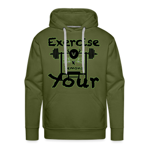 Phly Embassy Men’s Premium Hoodie - olive green