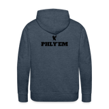 Phly Embassy Men’s Premium Hoodie - heather denim