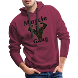 Phly Embassy Men’s Premium Hoodie - burgundy