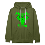 Phly Embassy Men’s Premium Hoodie - olive green