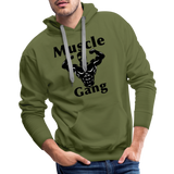 Phly Embassy Men’s Premium Hoodie - olive green