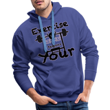 Phly Embassy Men’s Premium Hoodie - royal blue