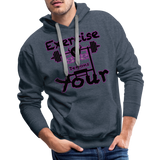 Phly Embassy Men’s Premium Hoodie - heather denim