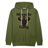 Phly Embassy Men’s Premium Hoodie - olive green