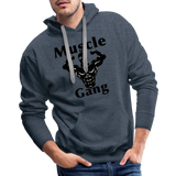 Phly Embassy Men’s Premium Hoodie - heather denim