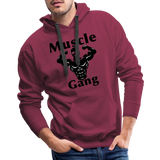 Phly Embassy Men’s Premium Hoodie - burgundy