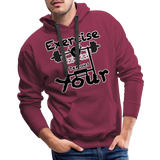 Phly Embassy Men’s Premium Hoodie - burgundy