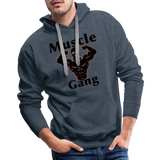 Phly Embassy Men’s Premium Hoodie - heather denim