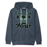 Phly Embassy Men’s Premium Hoodie - heather denim