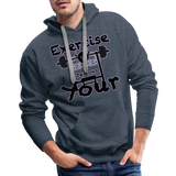 Phly Embassy Men’s Premium Hoodie - heather denim