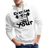 Phly Embassy Men’s Premium Hoodie - white