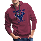 Phly Embassy Men’s Premium Hoodie - burgundy