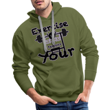 Phly Embassy Men’s Premium Hoodie - olive green