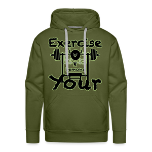 Phly Embassy Men’s Premium Hoodie - olive green