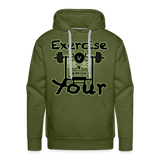 Phly Embassy Men’s Premium Hoodie - olive green