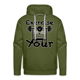 Phly Embassy Men’s Premium Hoodie - olive green