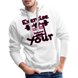 Phly Embassy Men’s Premium Hoodie - white