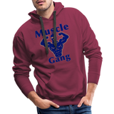 Phly Embassy Men’s Premium Hoodie - burgundy