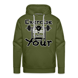 Phly Embassy Men’s Premium Hoodie - olive green