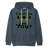 Phly Embassy Men’s Premium Hoodie - heather denim