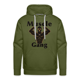 Phly Embassy Men’s Premium Hoodie - olive green