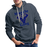 Phly Embassy Men’s Premium Hoodie - heather denim