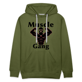 Phly Embassy Men’s Premium Hoodie - olive green