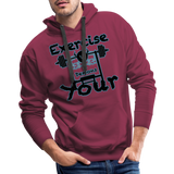 Phly Embassy Men’s Premium Hoodie - burgundy