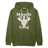 Phly Embassy Men’s Premium Hoodie - olive green