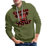 Phly Embassy Men’s Premium Hoodie - olive green