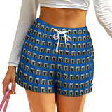 Phly Embassy HP High Waist Loose Elastic Waist Shorts