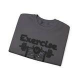 Phly Embassy Unisex Heavy Blend Crewneck Sweatshirt - 'Exercise Your Demons' Design