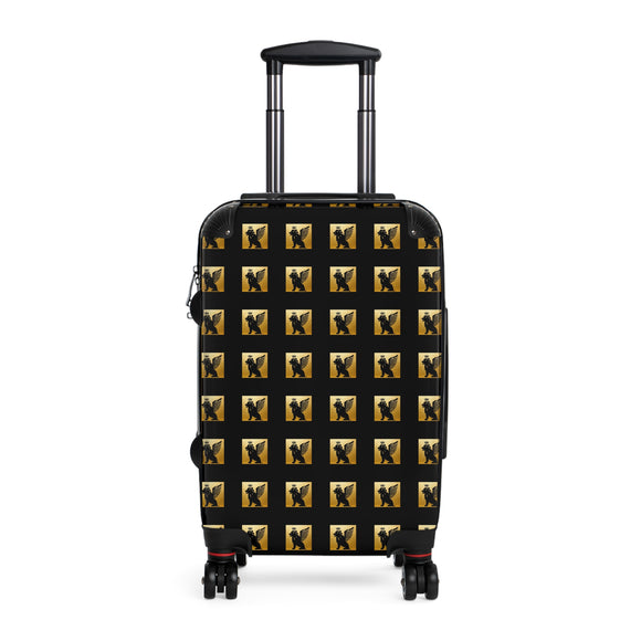 Stylish Suitcase, Travel Luggage, Fashionable Carry-On Bag, Vacation Essentials, Unique Travel Accessory